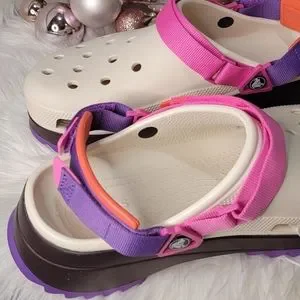 CROCS | Shoes | Crocs Classic Hiker Clog White Stucco Multi  display picture 2